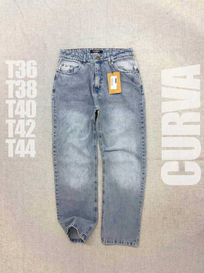 CURVA Jean Mom Rigido ceniso unisex (Copia)